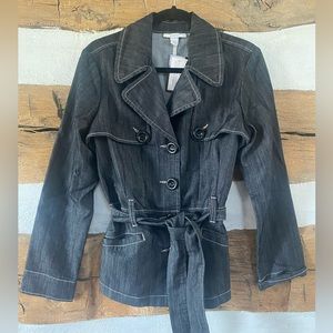 Womens Dress Barn Denim Jacket Medium